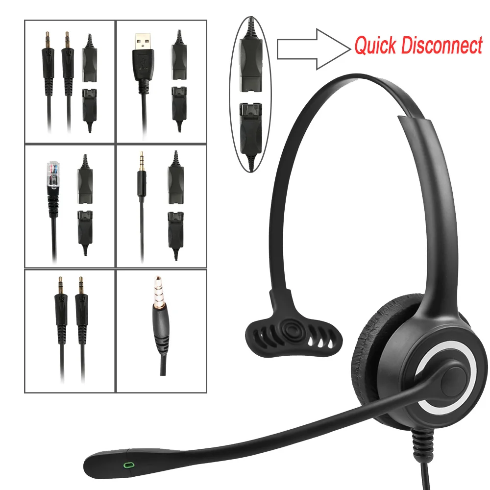 Телефонная гарнитура с шумоподавлением 128 МП микрофон для звонков 8 часовая