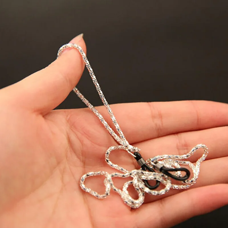 Цепочка для очков женщин металлические шнуры противоскользящие ремешки