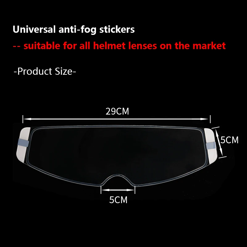 Helmet Clear Pinlock Anti-Fog patch film Universal Motorcycle Lens Fog Resistant Films for K3 K4 AX8 LS2 HJC MT Helmets | Автомобили и