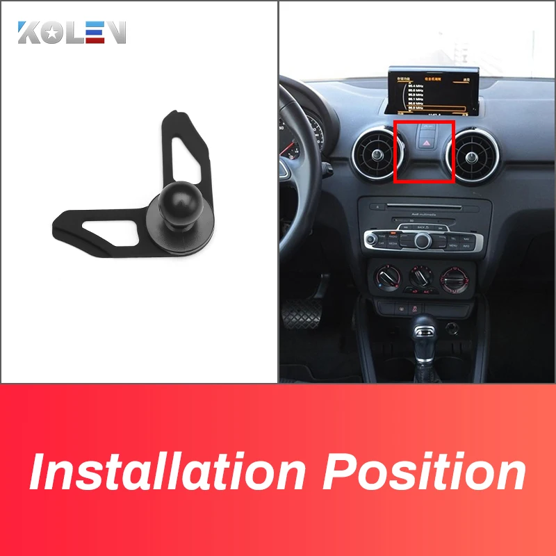 car mobile phone holder for audi a1 2011 2012 2013 2019 gravity stand gps special mount support navigation bracket accessories free global shipping