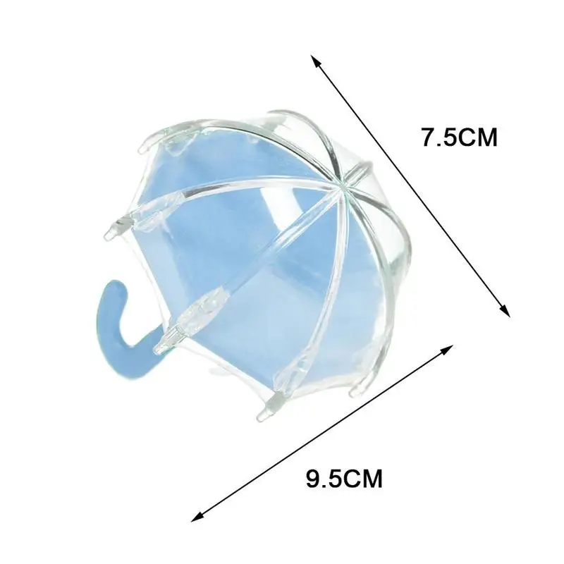 

1Pcs Mini Plastic Umbrella Shaped Candy Box Wedding Party Favors Baby Shower Decoration Gift