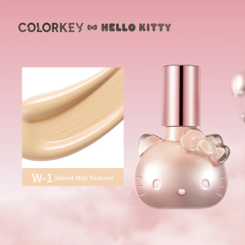 COLORKEY HelloKitty основа для лица Жидкая макияжа крем жирной кожи матовый консилер