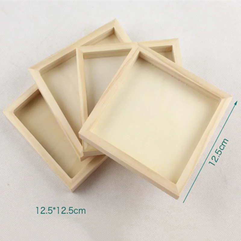 Деревянный поддон детский деревянный блок с изображением шестисторонней