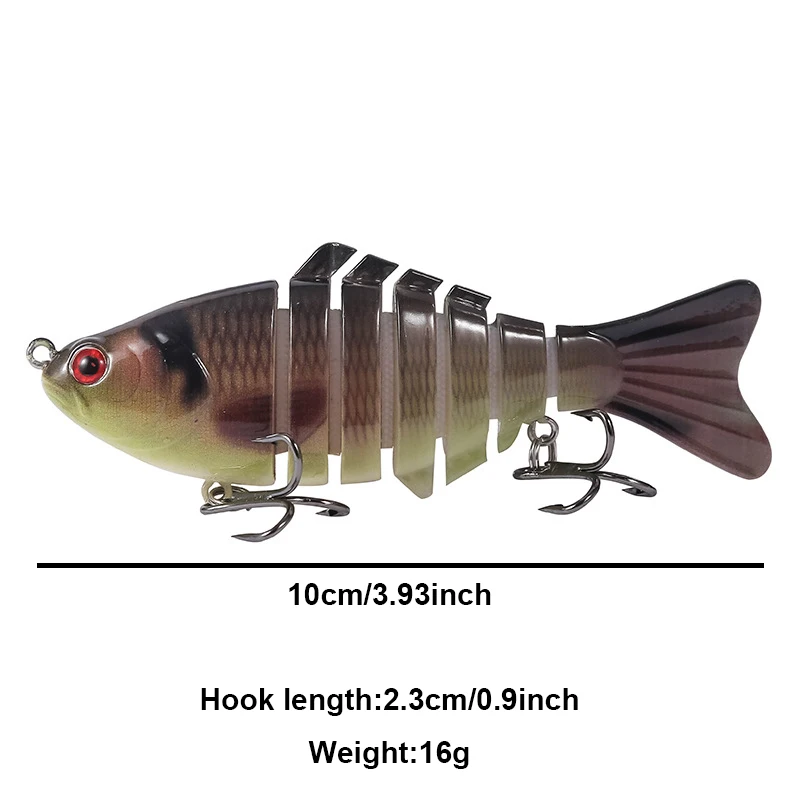 Multi Jointed Fishing Lure Sinking Artificial Wobbler Bait Hard Bait S –  Spear Tackle