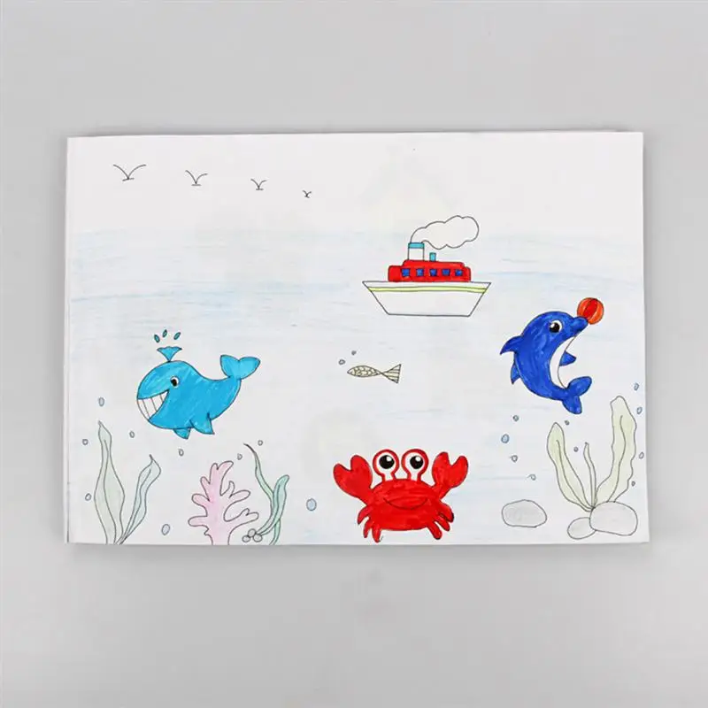 Детский разноцветный трафарет для раннего развития|Книжка-раскраска| |