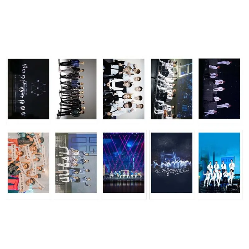 10 шт./компл. Kpop EXO набор карт памяти на 8 ю годовщину LOMO 3 дюйма Lomo Card Photocard для