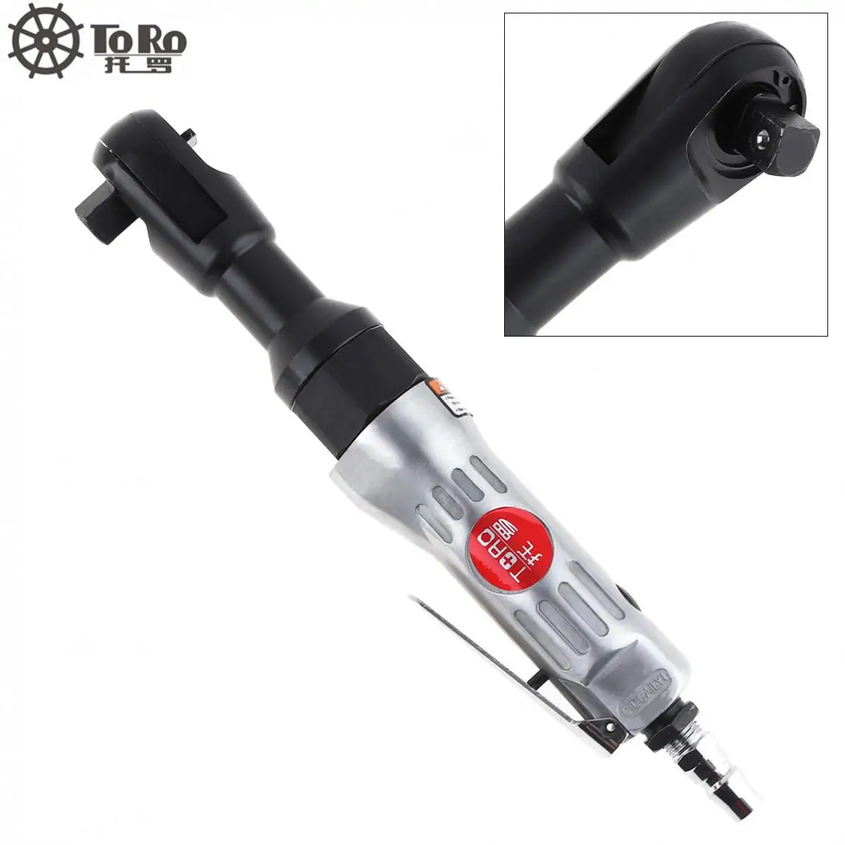 

TORO-2701 1 / 2'' Pneumatic Ratchet Wrench Tools with Air Inlet Interface and Adjustable Switch for Car Repair Disassemble