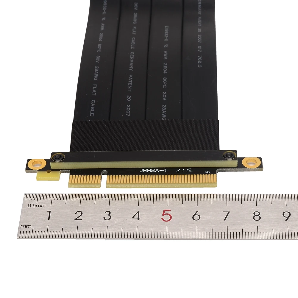 PCI-E x8 Удлинительный Кабель-адаптер x16 PCIe Riser 8x до 16x GTX 1080 Ti RTX3060 GPU графические карты
