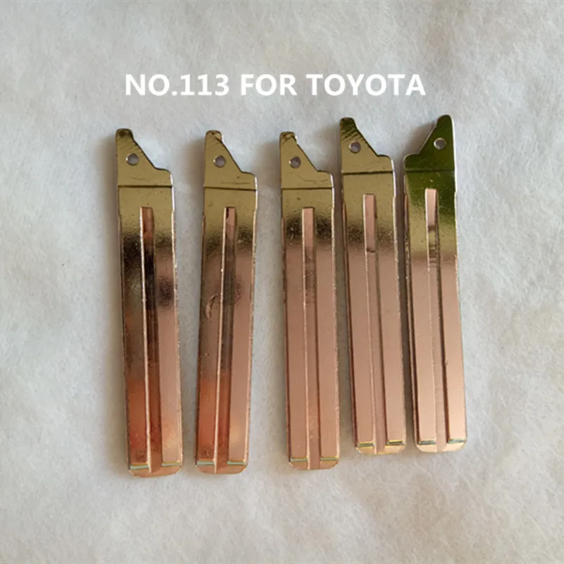 

DAKATU 113# Original Replacement Flip Remote Key Blade Car Key blank For 2014 Toyota Flip Remote Key NO.113 KEY BLADE TOY48