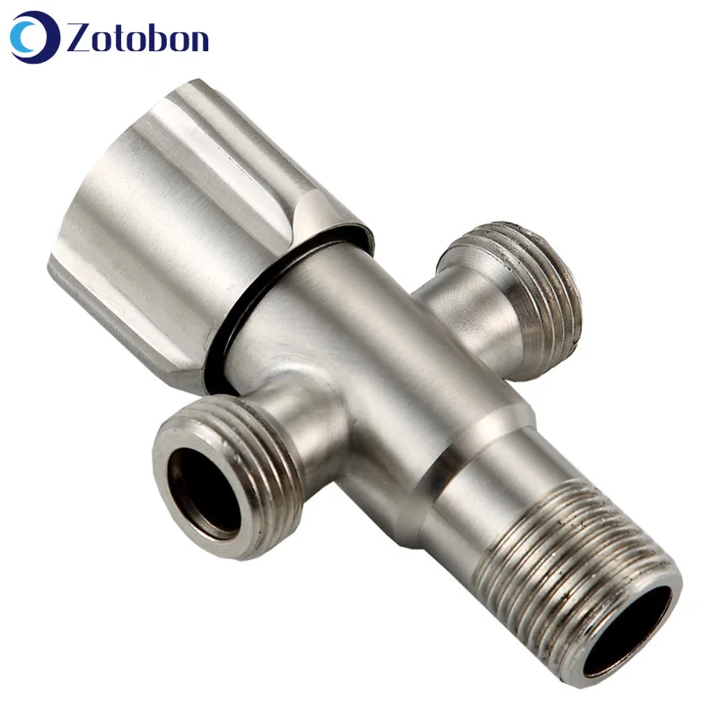 ZOTOBON кухонный Трехходовой угловой клапан один на два из унитаза двойной