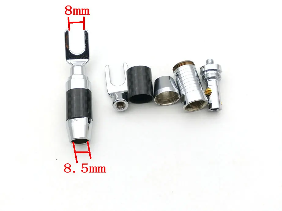 200 шт. медный родиевый динамик лопатка вилка банан штекер шуруп Тип аудио