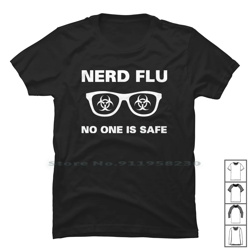 

Футболка с принтом "нерд грипп", "никто не в безопасности", 100% хлопок, Мультяшные геймеры, фильм "помешалка", "один грипп, Ny No Me", забавная