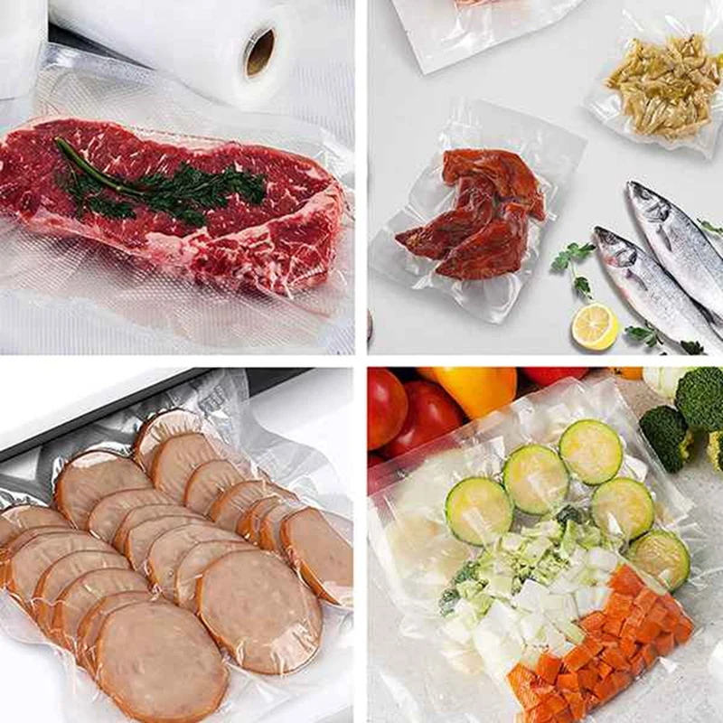 

5 Rolls Vacuum Sealer Bags for Food Saver Storage Seal a Meal Vacuum Sealer, Vacuum Sealer Food Storage Bags