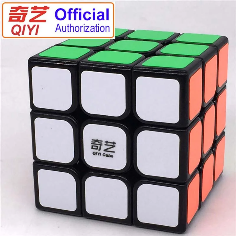 Волшебный куб QIYI 3x3x3 5 6 см наклейка из углеродного волокна профессиональная