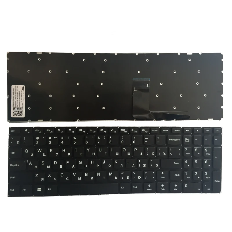 Новая русская клавиатура для ноутбука Lenovo Ideapad 310-15ABR 310-15IAP 310-15ISK 310-15IKB черная без
