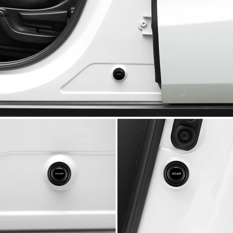 4 шт. светящаяся дверь амортизирующая противошумная прокладка наклейка для Volvo XC60