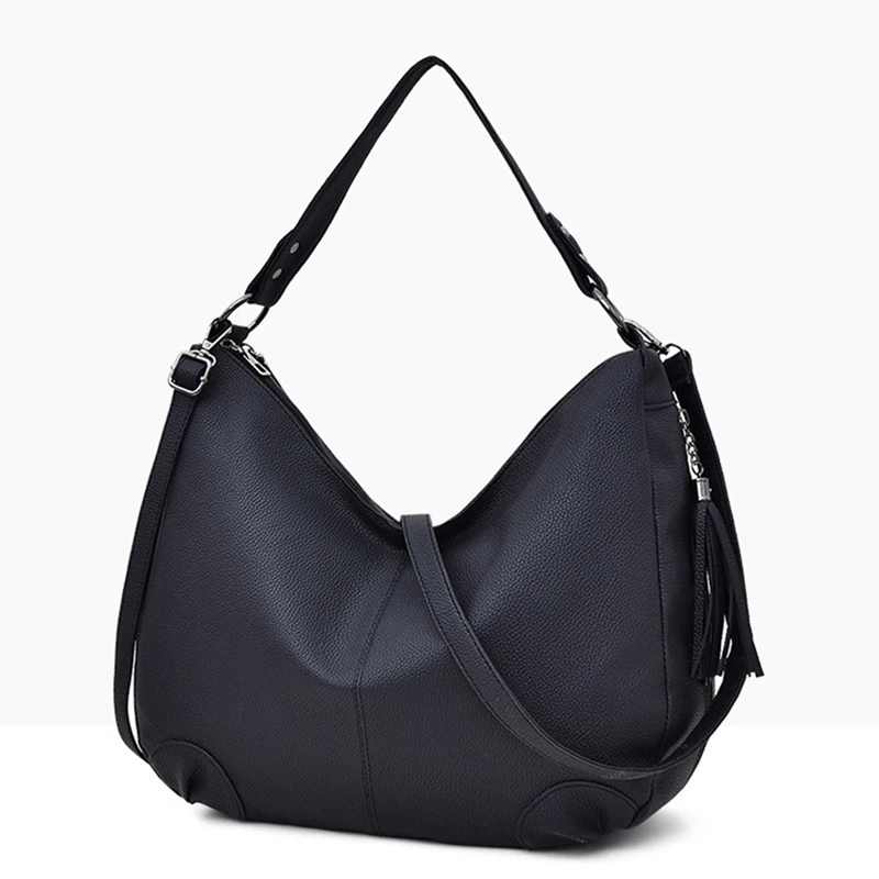 

New Creative Lady Shoulder Crossbody Bag Ladies Soft Leather Temperament Handbag Casual Wild Solid Cross Body Mummy Bag Tote Bag