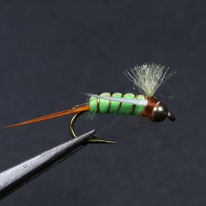 10 шт. #12 рыболовные крючки в виде мухи для ловли форели приманки Психо принца