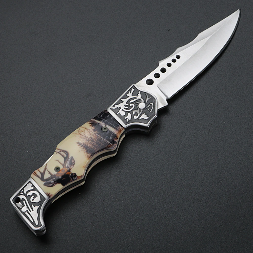 XUAN FENG outdoor tactical hunting knife high hardness army folding camping portable pocket | Инструменты