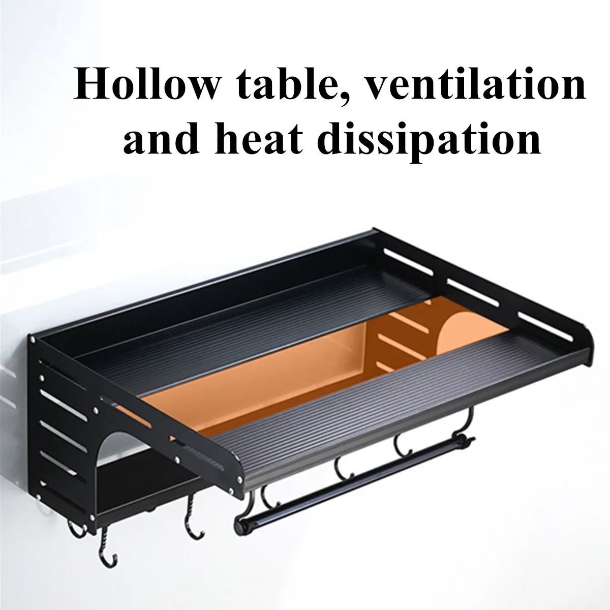 Пространства Алюминий микроволновая печь шкаф органайзер для кухни хранения