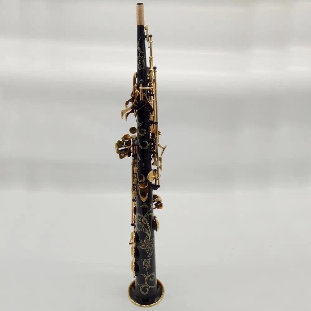 Бренд MFC сопрано саксофон 802 черный лак B ровное Sax 80II с корпусом мундштук трос