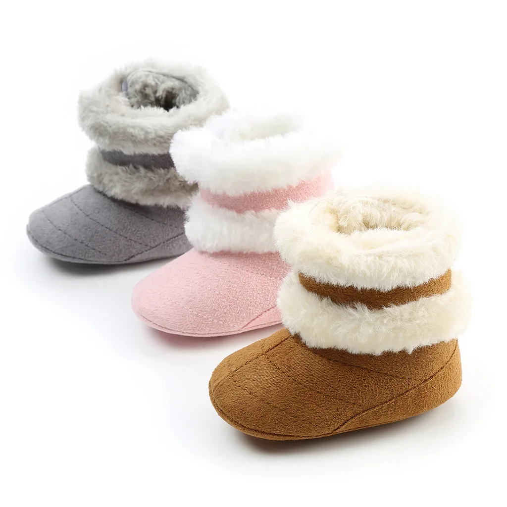 Winter Baby Shoes детская обувь Baby Boots Keep Warm Infant Newborn Baby Girls Boys Outdoor Shoes First Walkers Shoes#0
