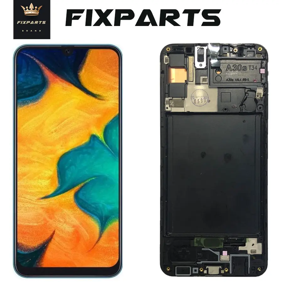 ЖК дисплей для SAMSUNG Galaxy A30S A307F A307 сенсорный экран дигитайзер сборка A30s A30s|Экраны