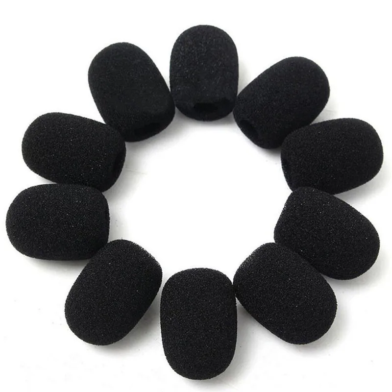 

5PCS Mic Microphone Windscreen Soft Foam Pad Mic Cover Holder Sponge Skin