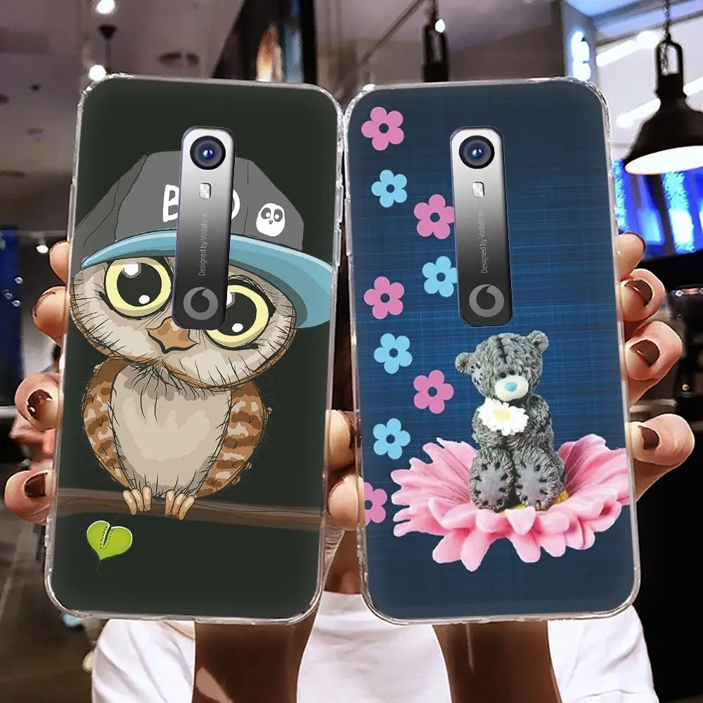 Роскошный мягкий чехол для телефона Vodafone Smart N10 задняя крышка оптом женщин и