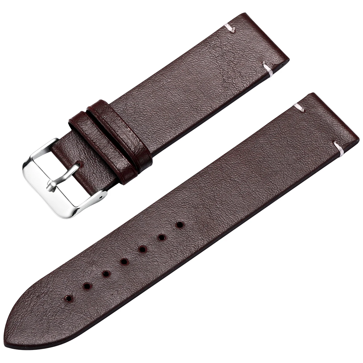 DOM ремешок для часов из искусственной кожи Ремешки для наручных часов 18 мм 20 мм 22 мм аксессуары для часов мужской коричневый черный коричневый желтый ремень браслет