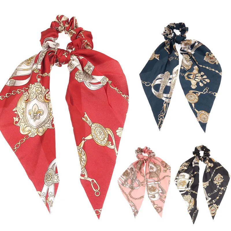 Резинки для волос в стиле ретро с принтом| |