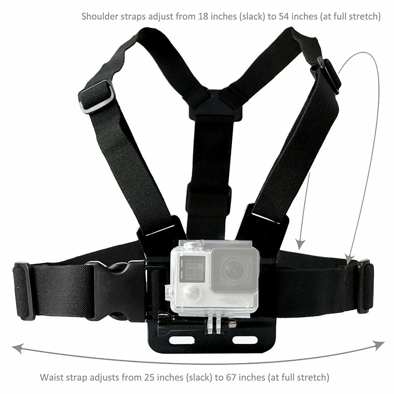 

Adjustable Chest Body Strap Belt Mount Harness for GoPro HD Hero Camera GK99