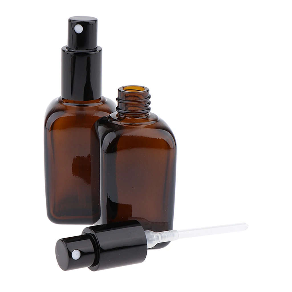 4 х пустые стеклянные косметические бутылки для путешествий 50 мл и 100 мл|Наборы