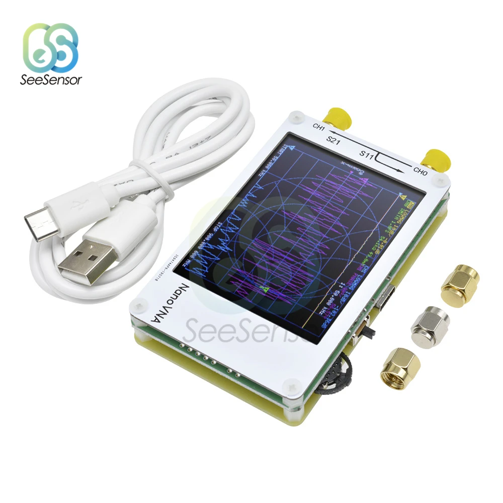 Векторный сетевой анализатор NanoVNA антенны цифровой сенсорный экран