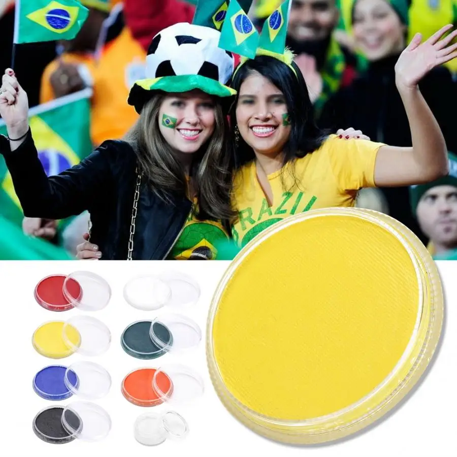 7 цветов жемчужный металлический пигмент для лица краска тела на водной основе