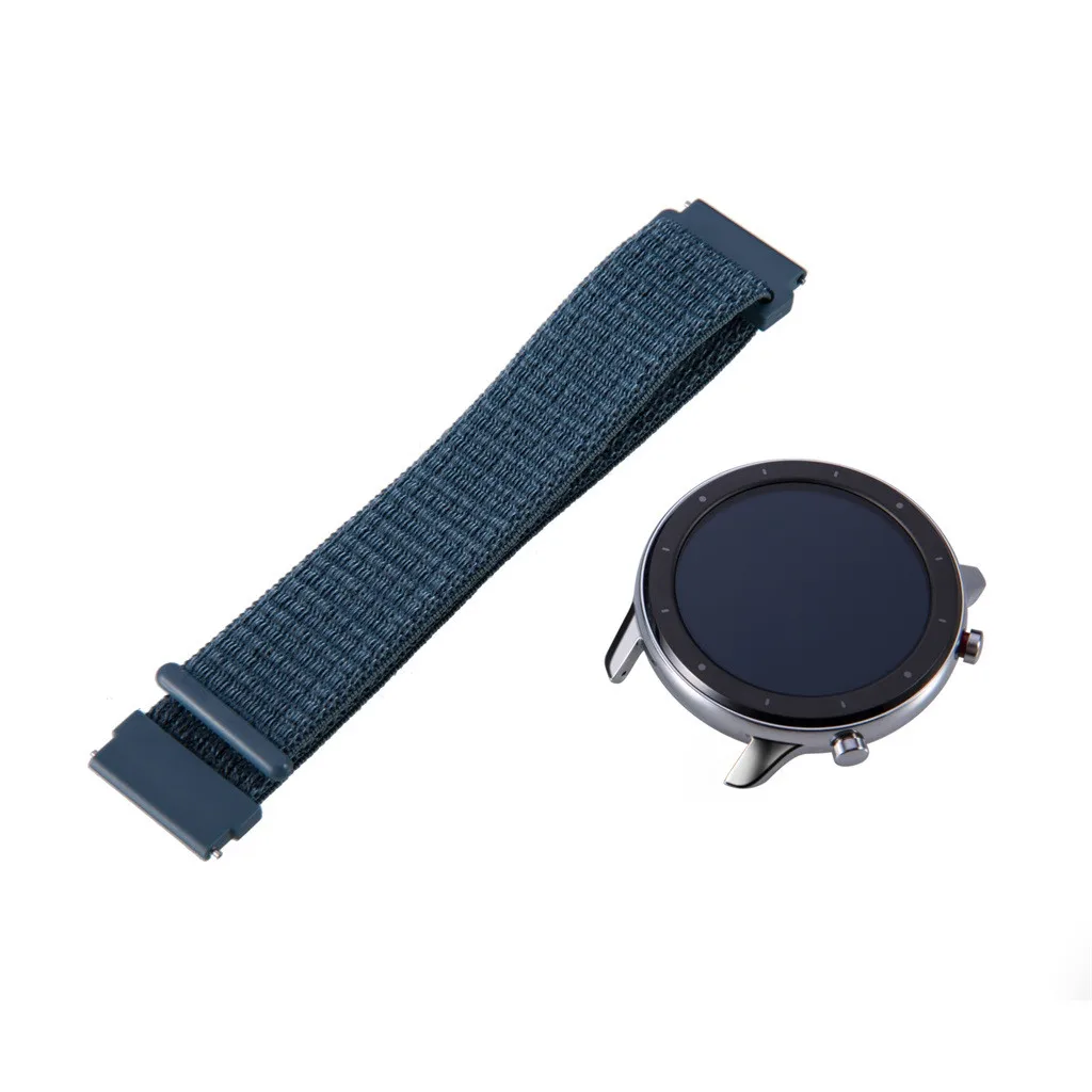 Нейлоновый переплет ремешок для часов 20 мм для AMAZFIT GTR Watch 42 мм/для Garmin vivoactive3/vivomove HR/Forerunner 645#731