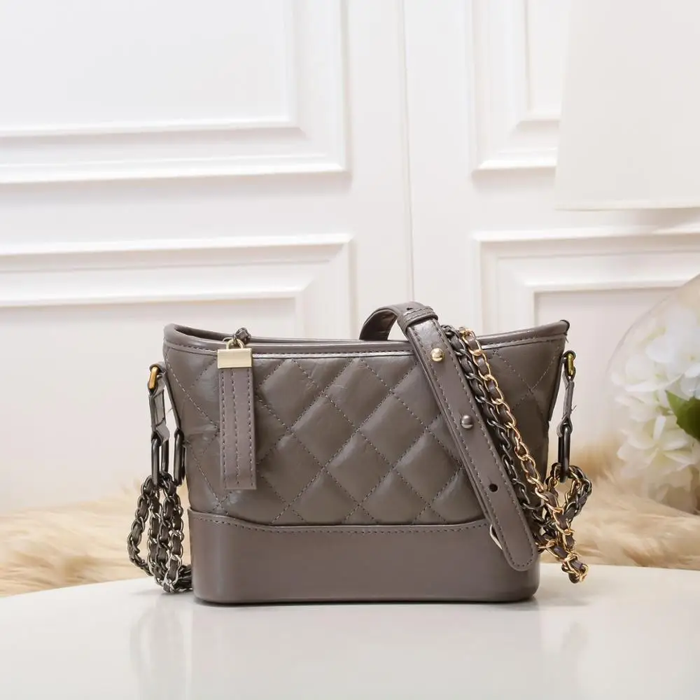 

free shipping2020 the new style fashion and classice genuine cow leather women one shoulder bag crossbody bag 9 color 20cm