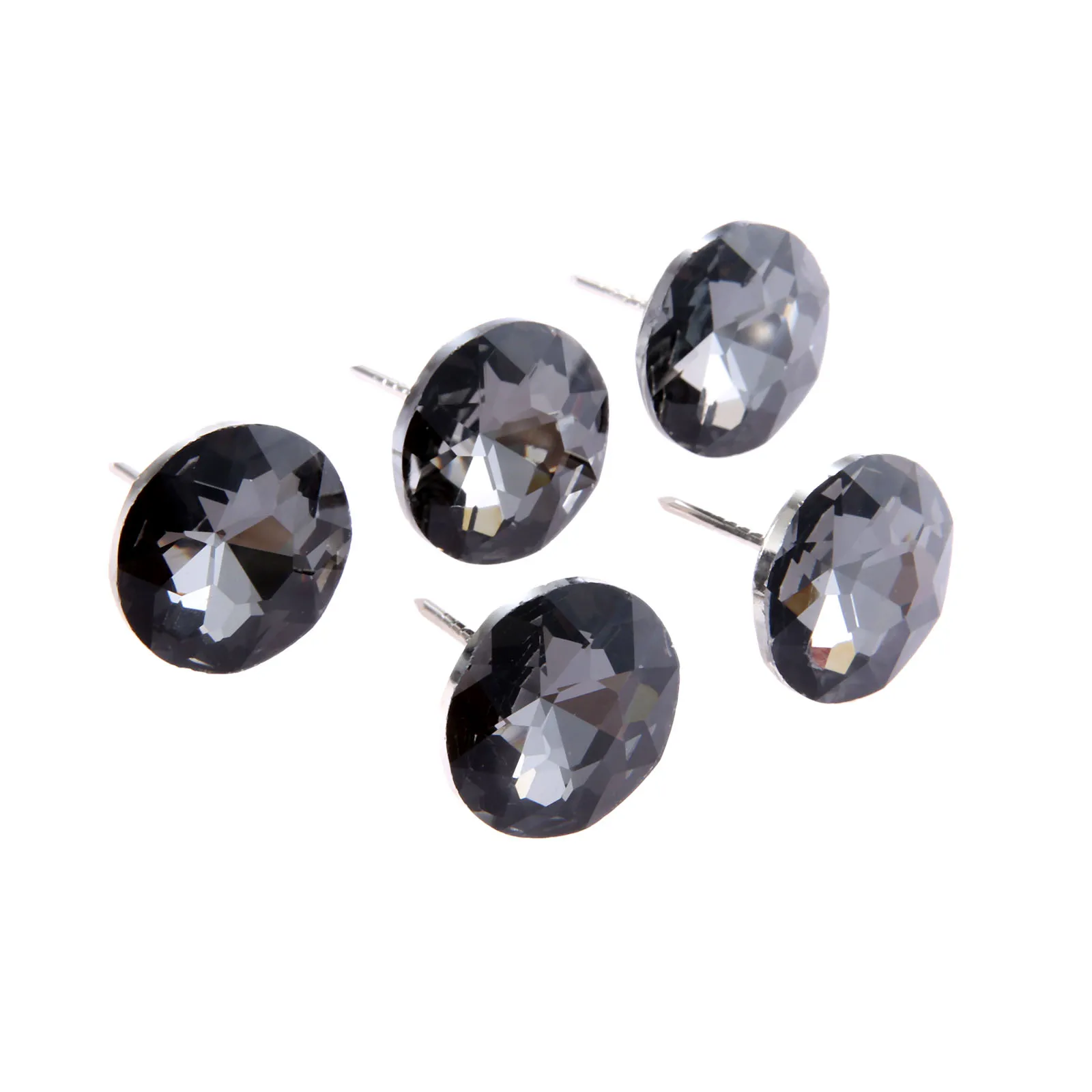 5 шт. 25 мм/30 мм стеклянное украшение в виде алмаза мебельные гвозди кнопки тактики