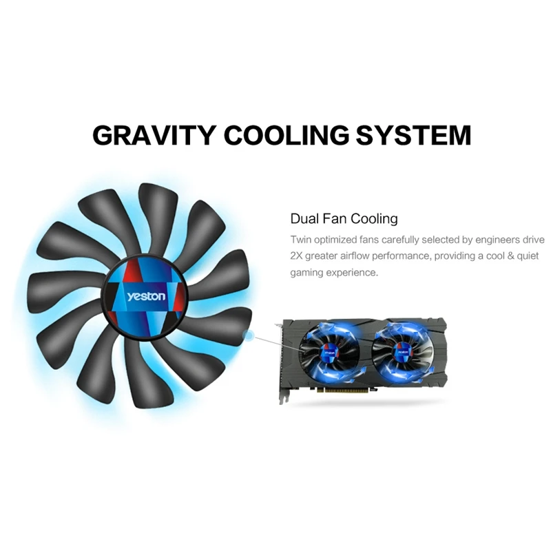 Yeston GTX1050Ti-4G-D5 GE ie карта 1290-1392 МГц/7000 МГц 4 Гб 128 бит GDDR5 видео | Компьютеры и офис