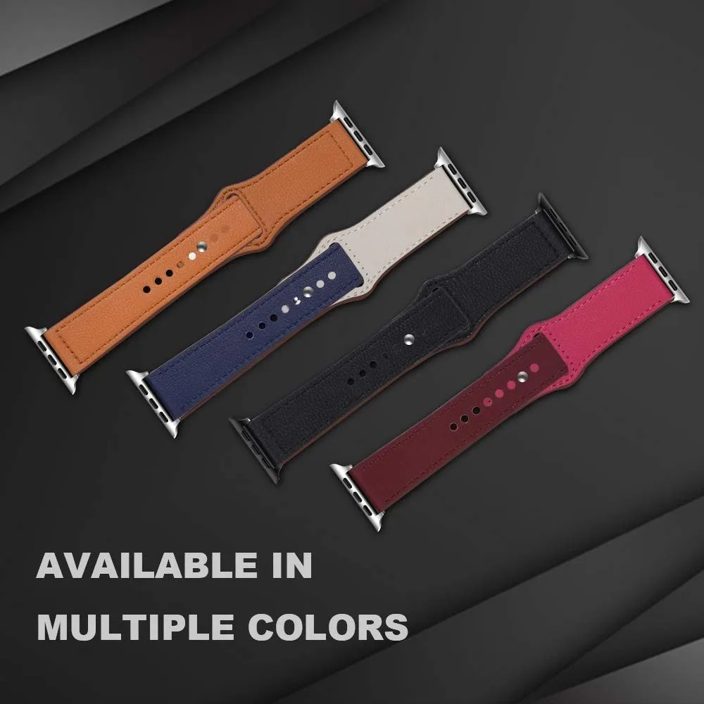 Ремешок для часов из натуральной кожи apple watch band 44 мм 42 38 40 iwatch series 5 4 3 2 1 браслет
