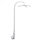 Мобиль-держатель для детской кроватки, с музыкальной шкатулкой, белый, комплект кронштейна для погремушек