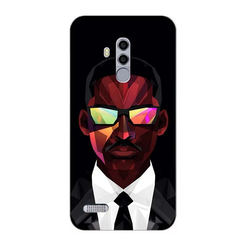 A100 Мягкий чехол из ТПУ с принтом для Leagoo T8S оригинальные чехлы для телефона силиконовые чехлы цветок Para красочные Coque для Leagoo T8 S HD - Цвет: A100