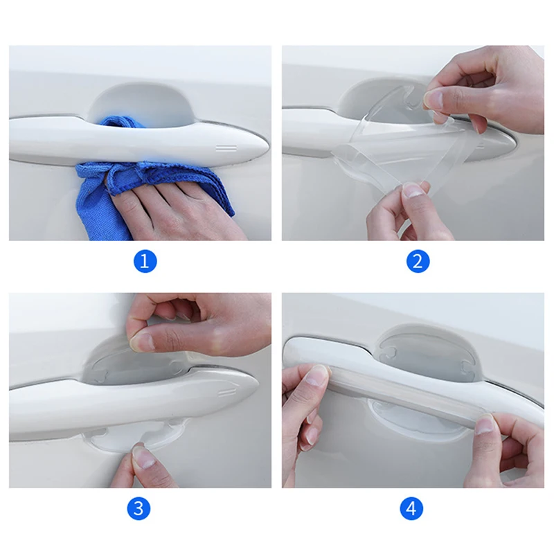 

Transparent Anti-collision Strip Car Door Side Scratch-proof Anti-scratch Car Sticker Rear-view Mirror Decorative Rubber Strip