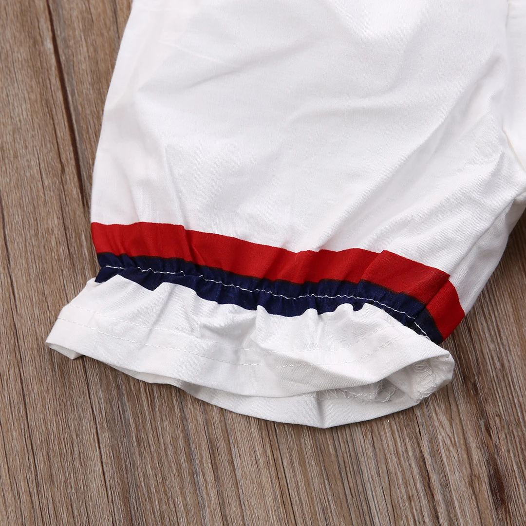 Комплект из 2 предметов топ с бантом и якорем футболка шорты спортивные комплекты