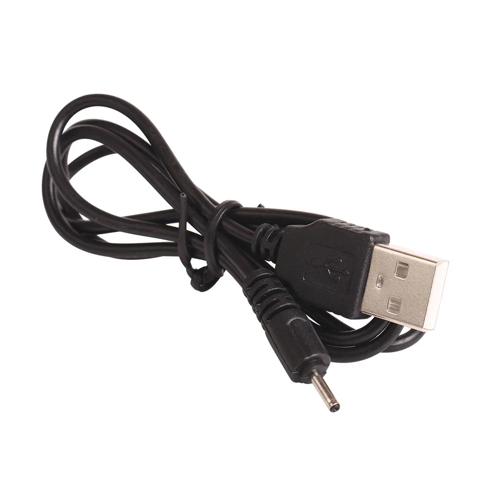 Оптовая продажа-500 шт. 70 см высокоскоростной USB к DC2.0 DC 2 0 мм черный кабель питания