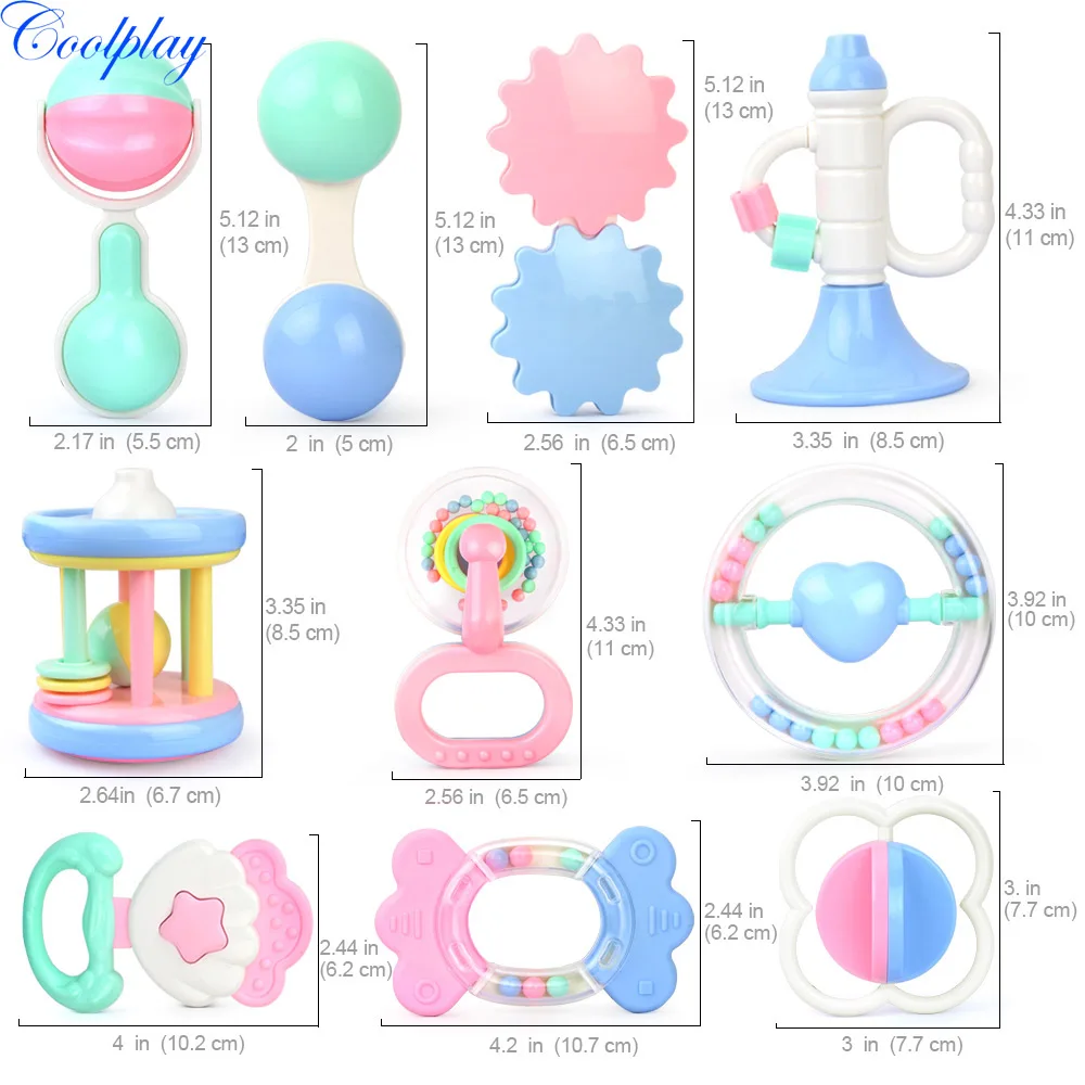 20 видов стилей для новорожденных Детские грызунки погремушки колокольчики