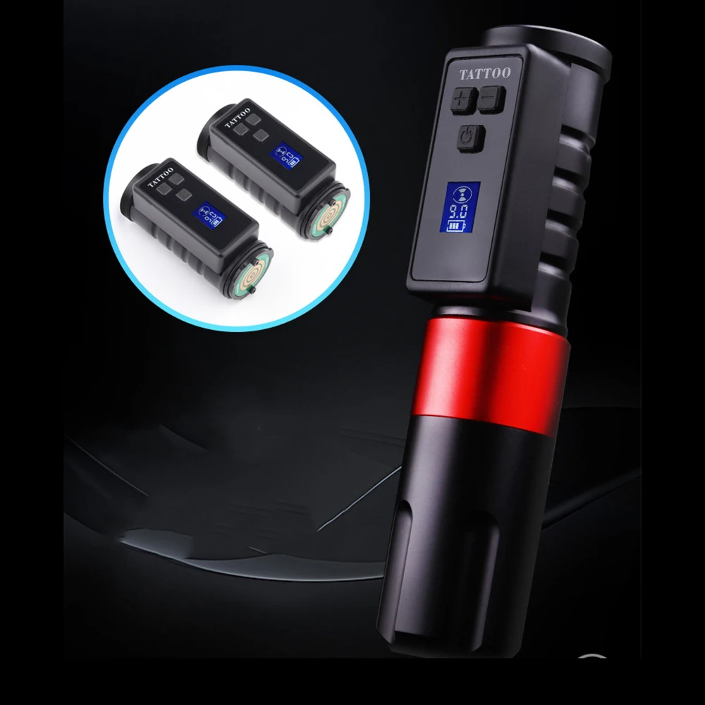 Wireless Tattoo Machine Pen Professional Wireless Permanent Makeup Machine Customized Coreless Motor Tattoo Studio Supplies