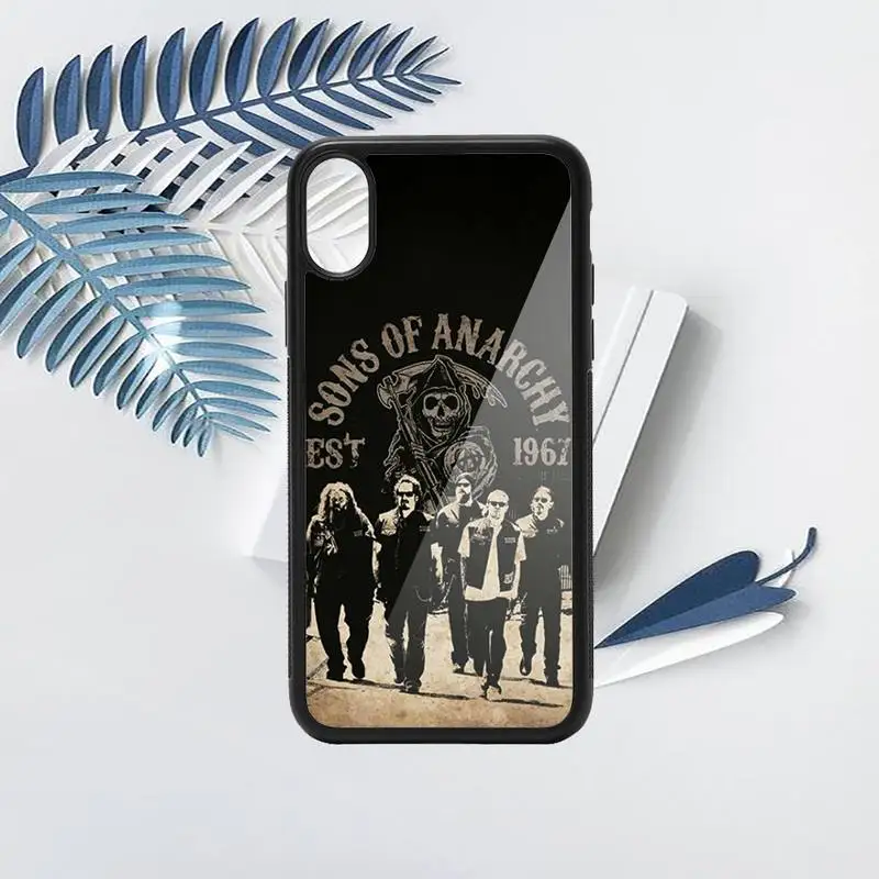 

American TV series Sons of Anarchy Phone Case PC for iPhone 11 12 pro XS MAX 8 7 6 6S Plus X 5S SE 2020 XR