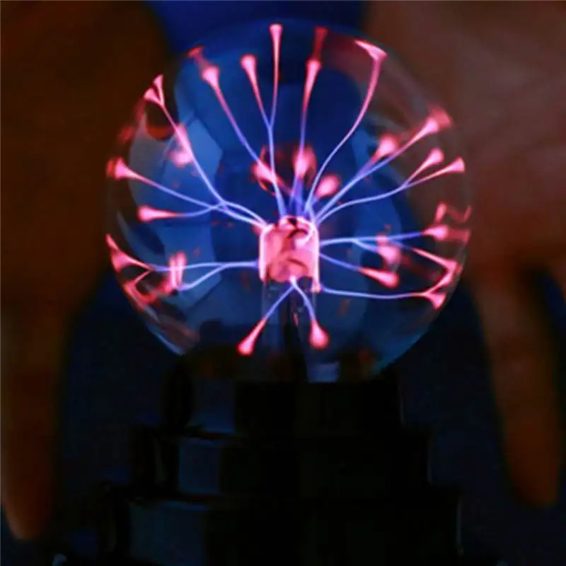 3-дюймовый плазменный шаровой светильник с бабочками настольная лампа классная