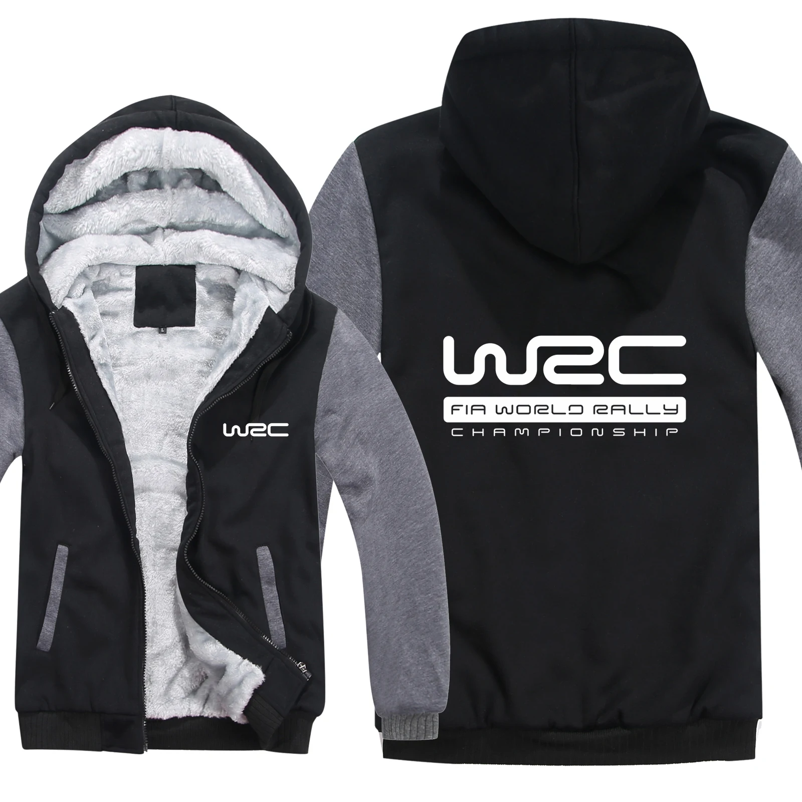 Зимний чемпионат мира по ралли WRC толстовки мужские модные пальто шерстяная